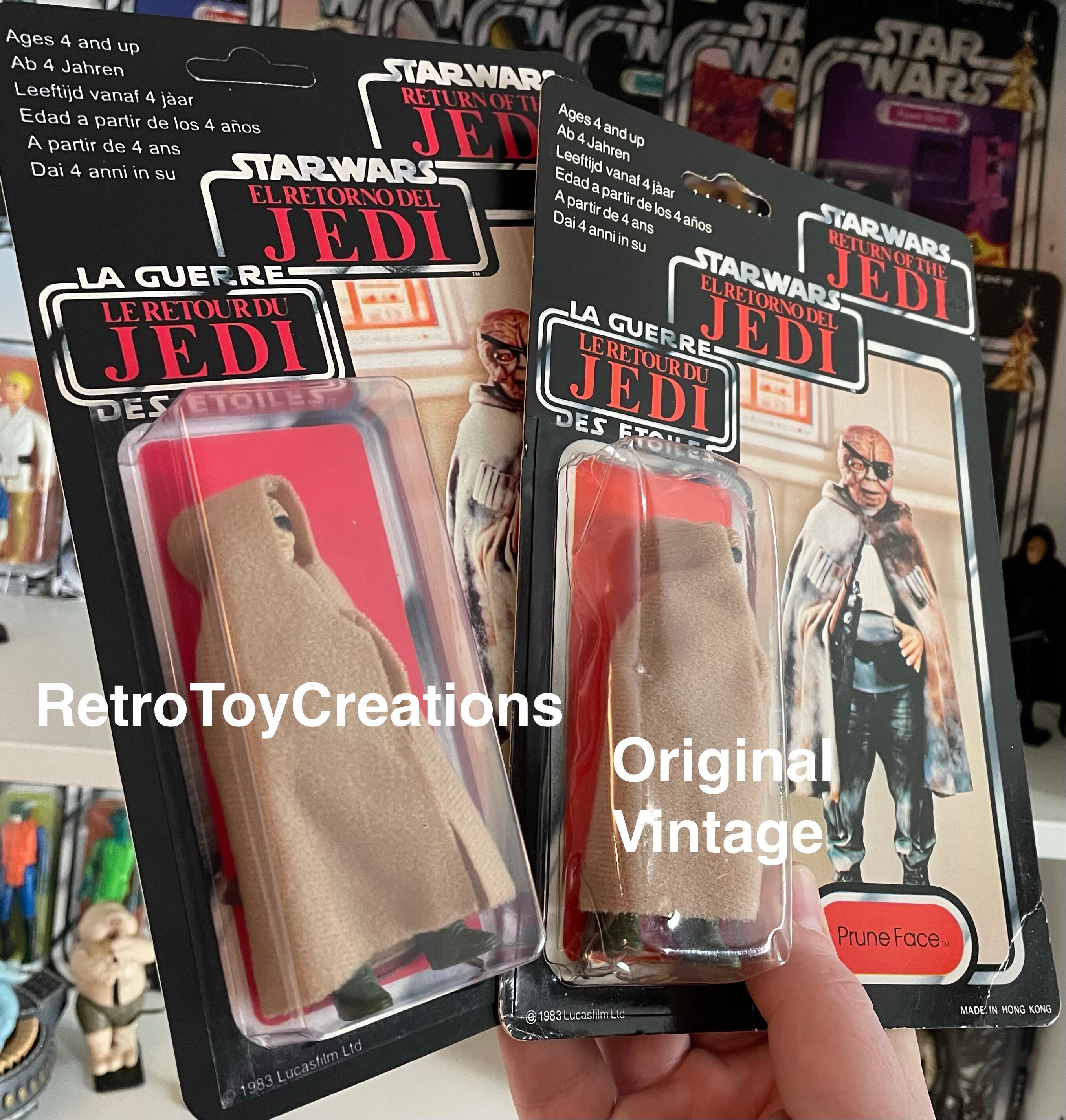 Awing Pilot TRILOGO Vintage Star Wars Reproduction Cardback Etsy