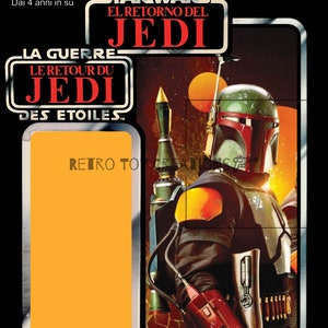 Book of Boba Fett TRI-LOGO Vintage Style Star Wars Custom Cardback