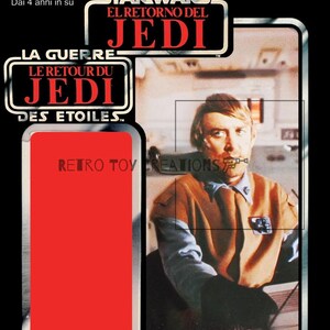 General Madine TRI-LOGO Vintage Star Wars Reproduction Cardback