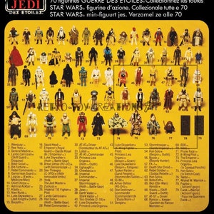Star Wars Meccano The Emperor Cardback Trilogo Vintage