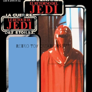 Emperor&#39;s Royal Guard TRI-LOGO Vintage Star Wars Reproduction Cardback