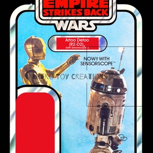R2-D2 with Sensorscope ESB Vintage Star Wars Reproduction Cardback
