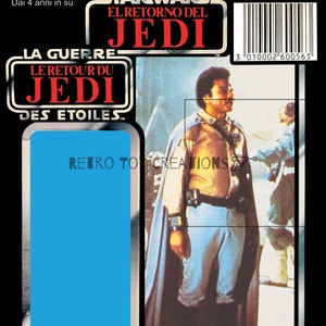 Lando General TRI-LOGO Vintage Star Wars Reproduction Cardback