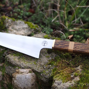Honesuki/Petty 140mm, manche en cocobolo et ébène blanc du Laos