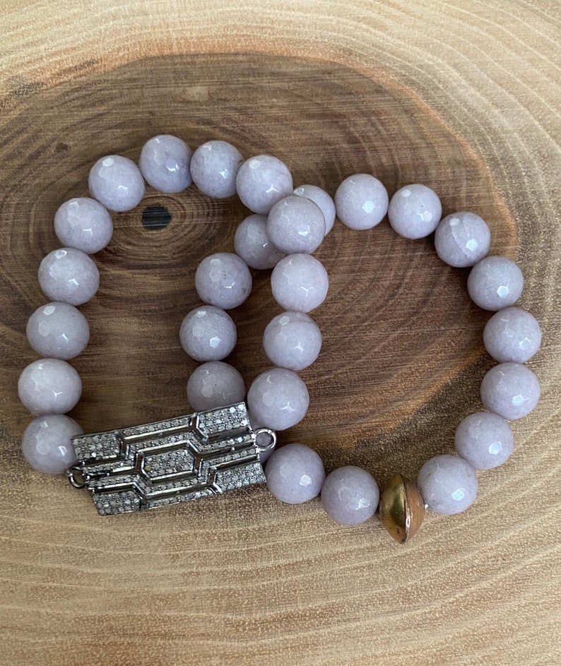 pave diamond stack bracelets boho chic diamond stretch bracelets pave diamond connector beach bracelets