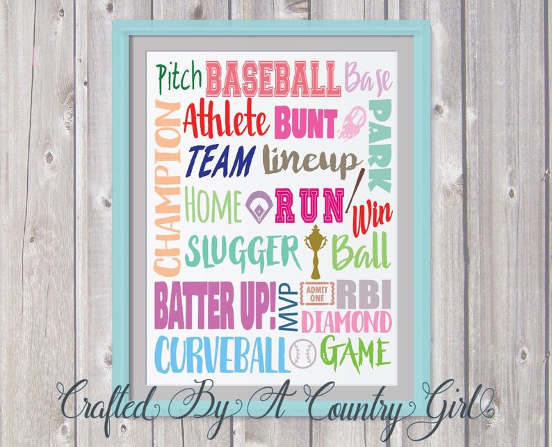 Download Baseball Subway Art SVG Home run world series cubs base | Etsy