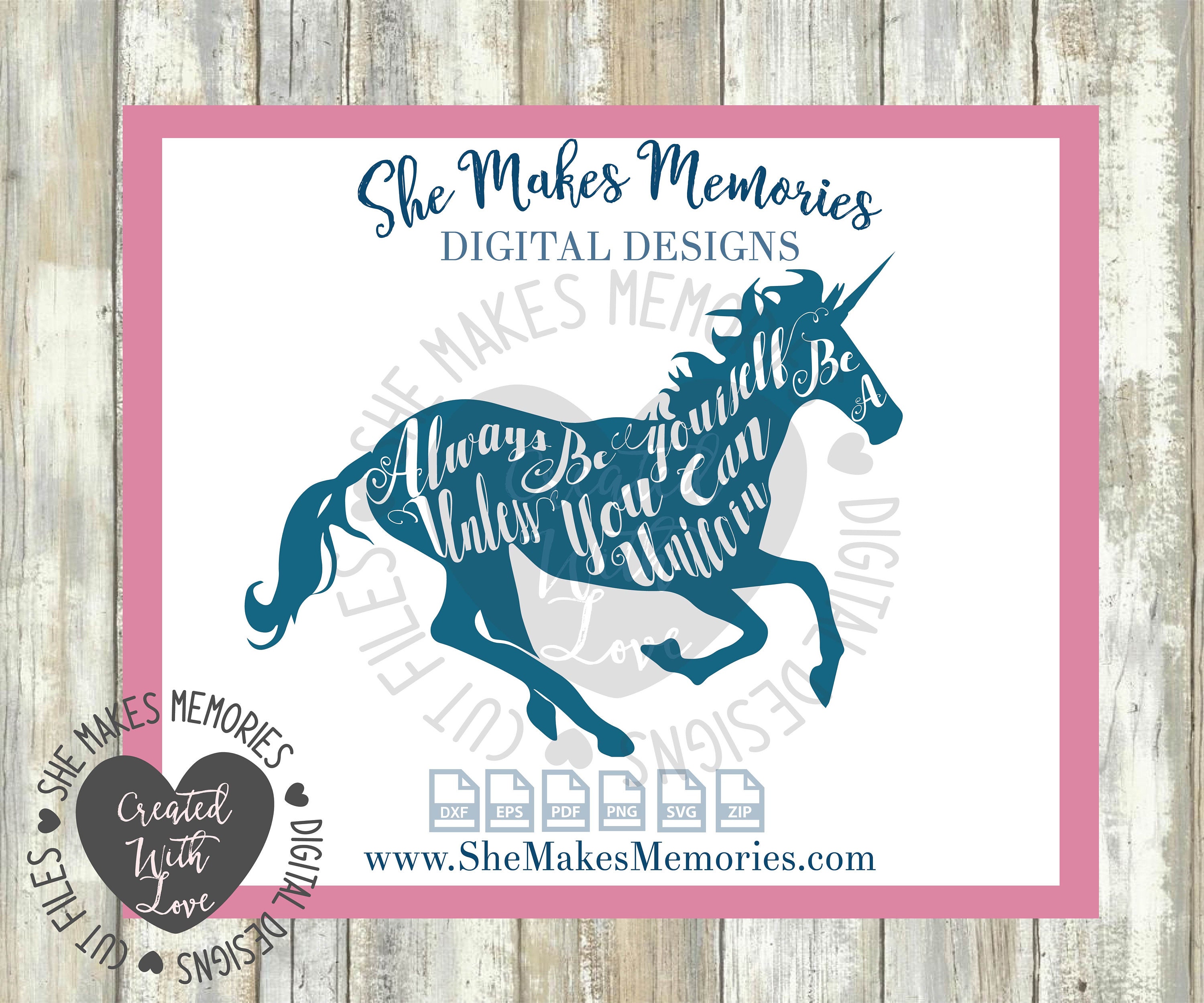 Unicorn SVG Always be yourself unless you can be a unicorn Etsy