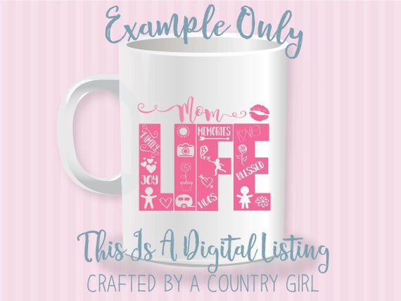 Download Mom Life Svg Digital Design Cut File Yeti Decal Cuttable Silhouette Cricut Life Design Life File Life Svg By Crafted By A Country Girl Digital Designs Catch My Party
