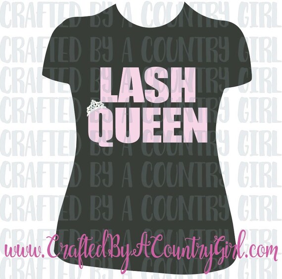 Download Lash Queen Svg Vinyl Cut File Silhouette Cameo Younique Etsy