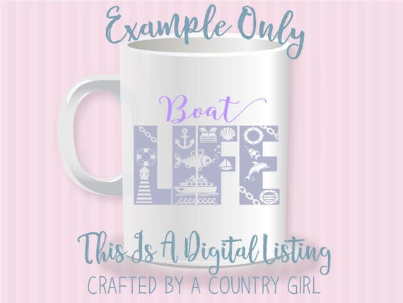 Download Boat Life Svg Cut File Silhouette Cut File Cricut Vinyl Cut File Water Boat Svg Life Design Summer Beach Boat Yeti Decal By Crafted By A Country Girl Digital Designs Catch