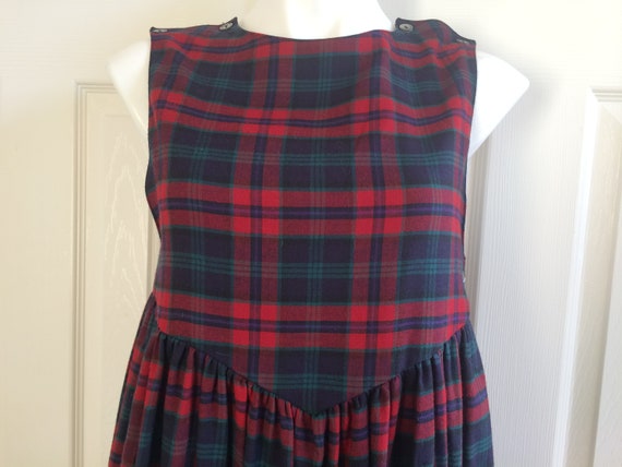LAURA ASHLEY Dress Pinafore Apron Prairie Cottage