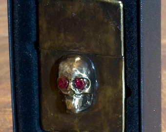 Zippo Lighter with custom "Skull" design #2