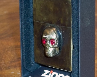 Zippo Lighter with custom "Skull" design #4