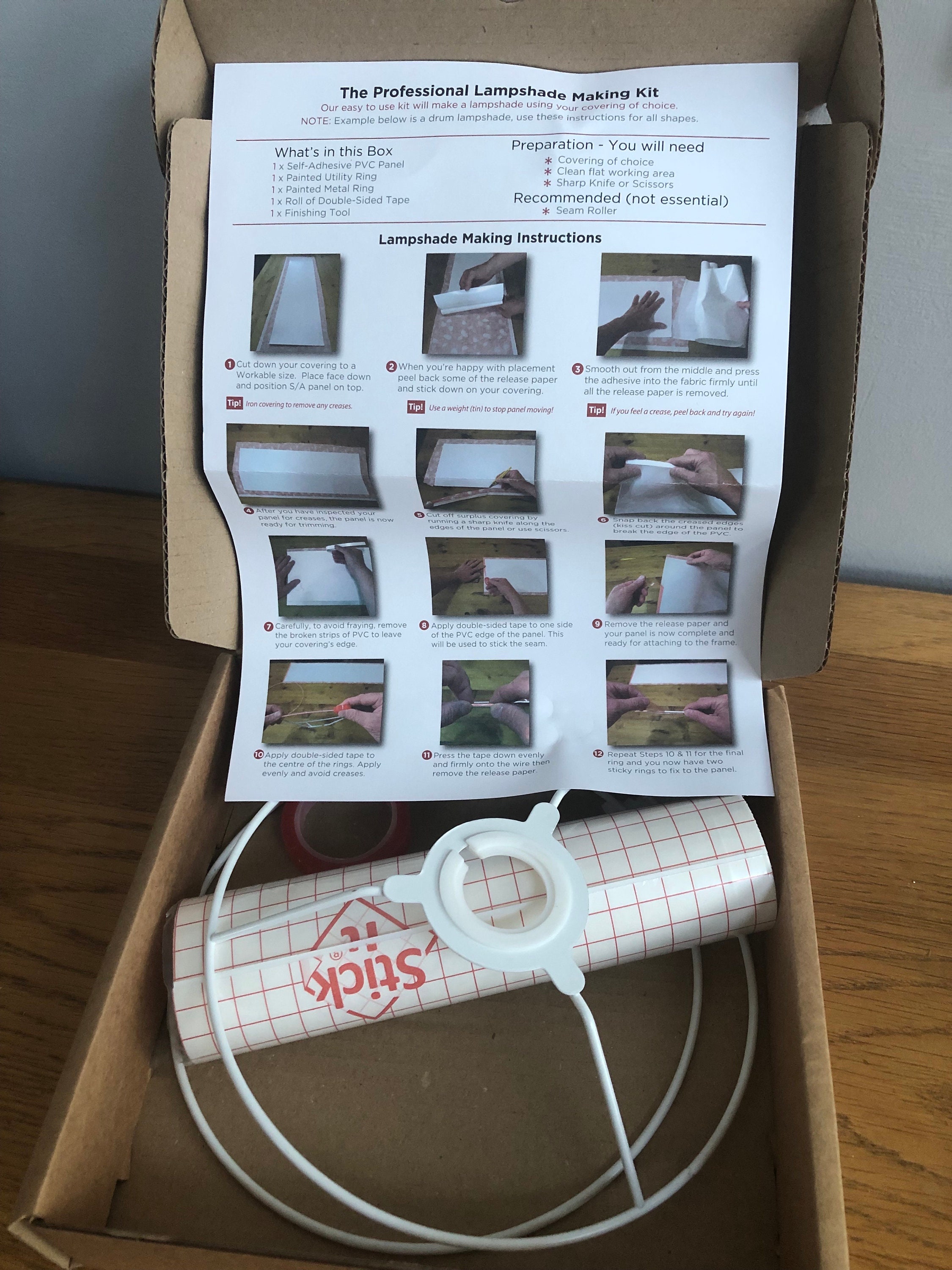 Lamp Shade Kit DIY Lampshade 3 X Sizes. Just Add Fabric to Suit Your Decor Etsy UK