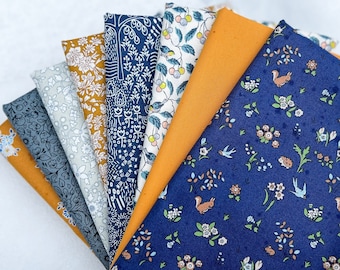 Winter in the Highlands | Custom Curated Liberty of London Fat Quarter Bundle, Quilting Cotton Fabric | Weave & Woven