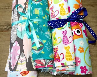 Novelty Scrap Pack , 40 Piece of Cotton Fabric, Weave and Woven