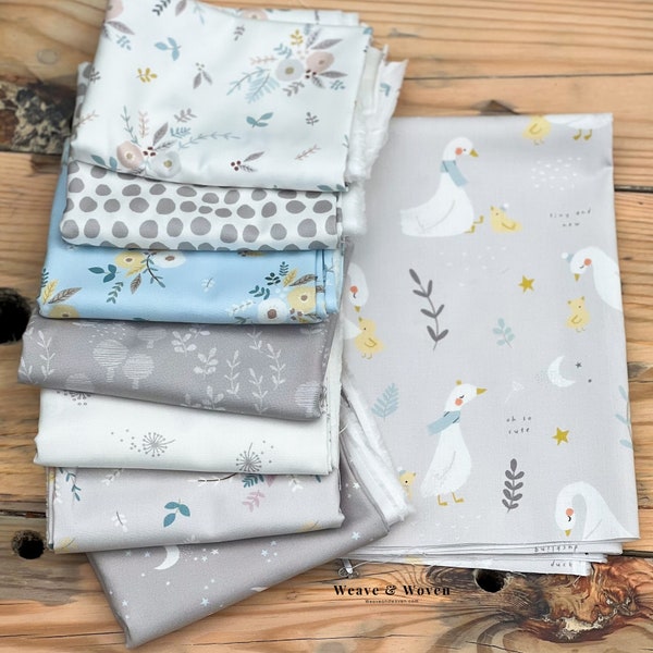 Little Ducklings Fat Quarter Bundle, Moda Quilting Cotton Fabric | Weave & Woven