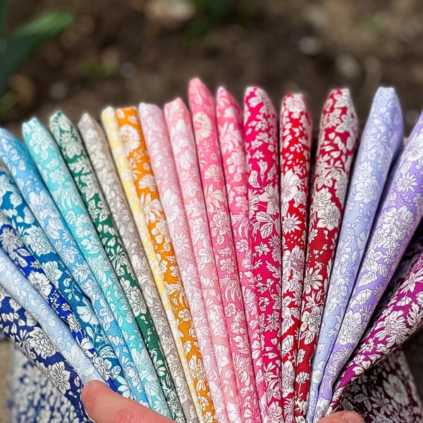 Emily Belle Florals, Colour Way A, Liberty of London Fat Quarter Bundle, Quilting Cotton Fabric | Weave & Woven