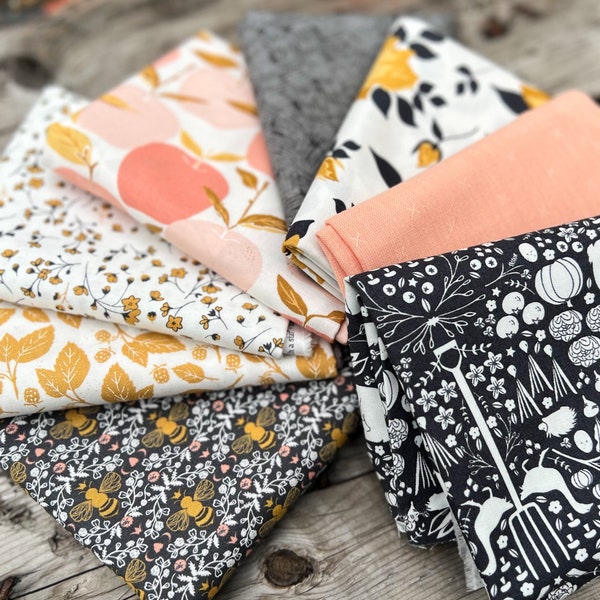 Bee Garden | Moda Fat Quarter Bundle, Quilting Cotton Fabric | Weave & Woven