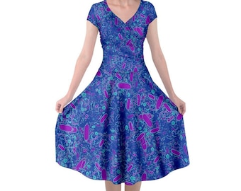 Bacteria Wrap Midi Dress (Colour Options)