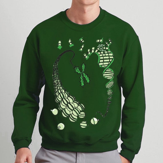 biology christmas sweater