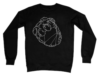 Yeast Cell Map Science Jumper Sweater (Black)