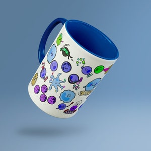 Immune Cells Mug Blue