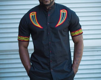 Ankara styles for men African fashion dashiki shirt men | Etsy