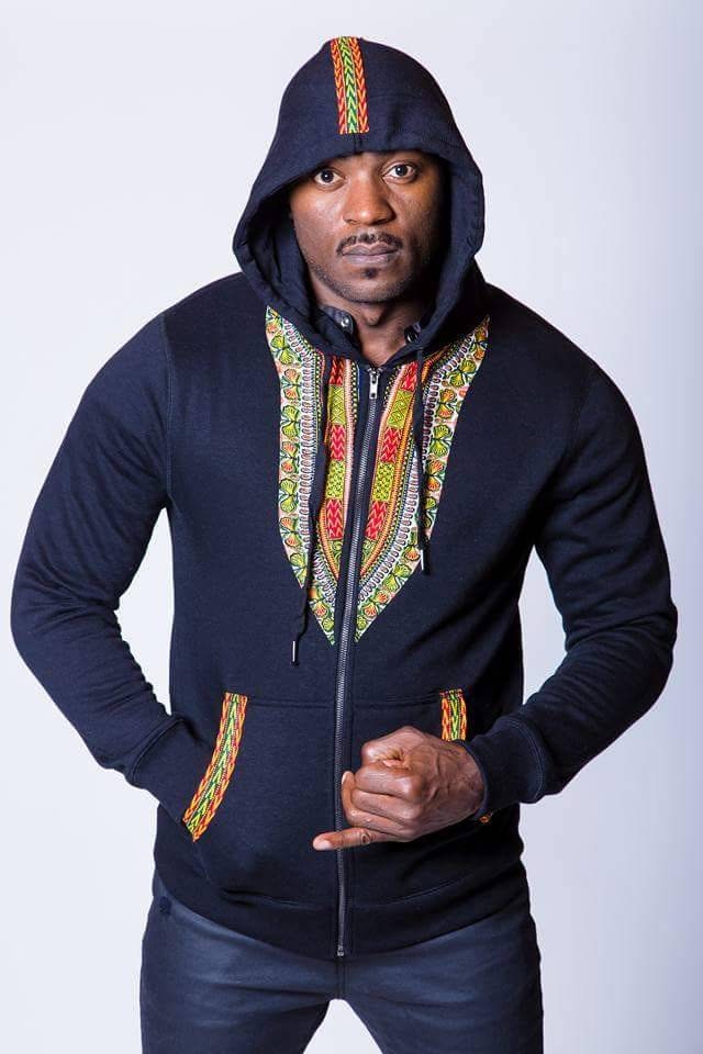 pullover Sweatshirt hoodie."Free shipping" African Dashiki kente ankara 