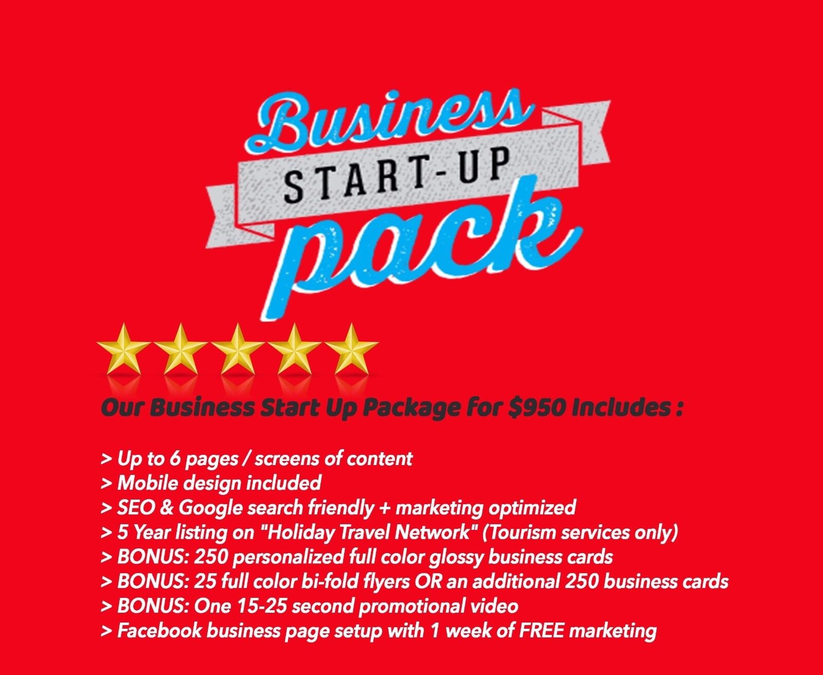 Provide a Complete WEB DESIGN BUSINESS Start-up Package for Your