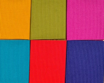 Six Pack of Alison Glass Bright Stripes from Andover Fabrics