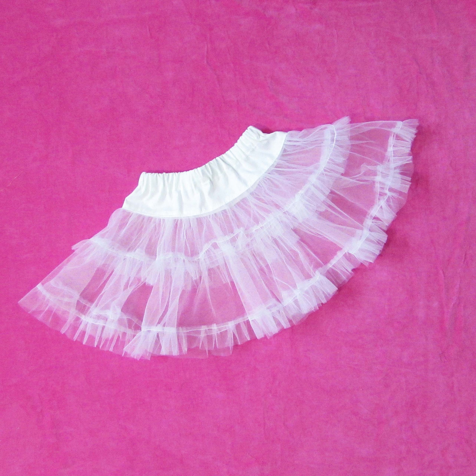 Jupon Crinoline Pour Fille - 3 Cerceaux, Idéal Sous Les Robes De Princesse Ou De Cérémonie