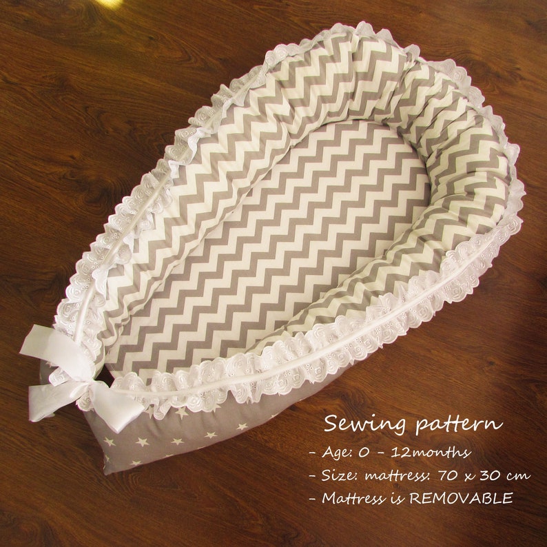 Baby nest for newborn babynest pdf download sewing pattern Etsy