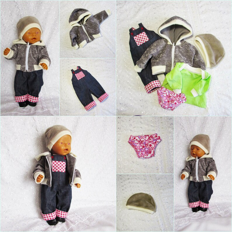 Baby born doll clothes pattern 43 cm doll clothes pattern Etsy