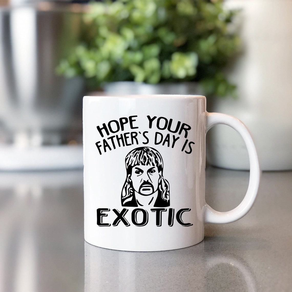 Father's Day Is Exotic Funny Coffee Mug with Quote Funny