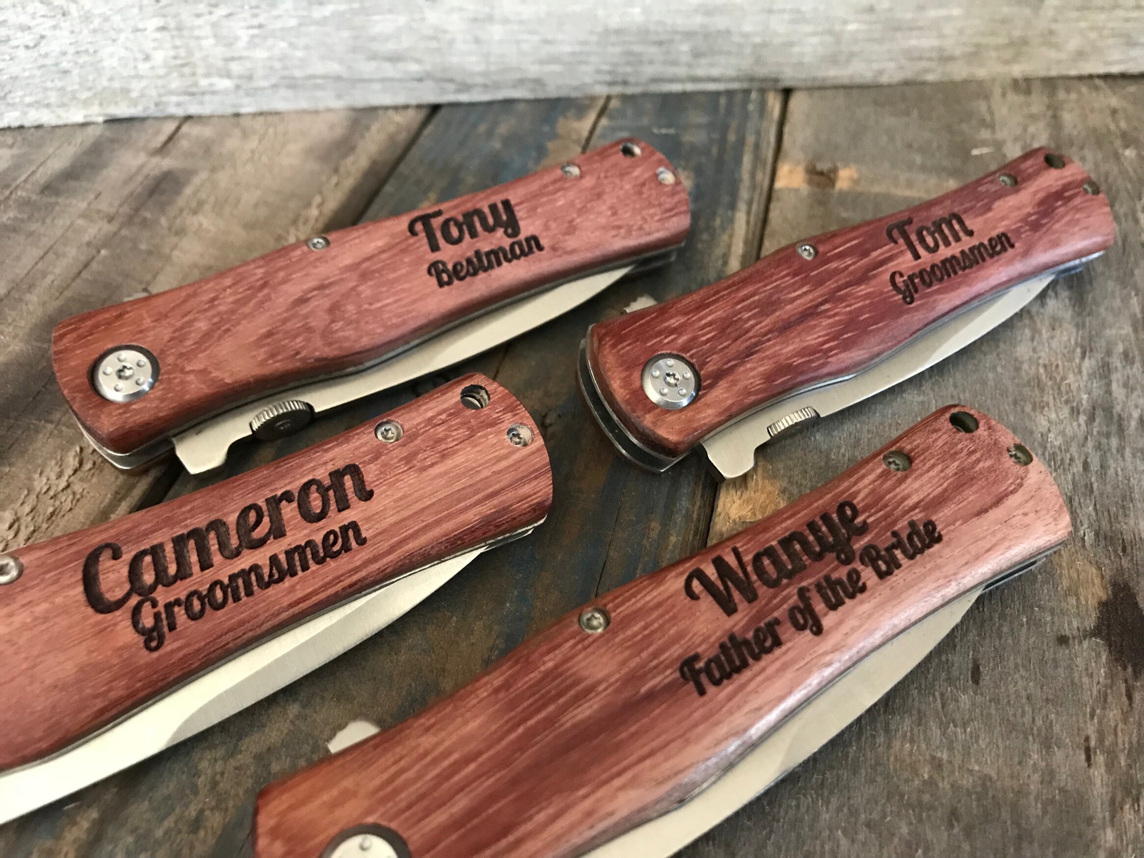 Personalized Engraved Knife Wedding gift knife groomsman Etsy