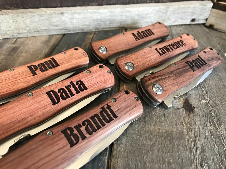 Personalized Engraved Knife Wedding gift knife groomsman Etsy