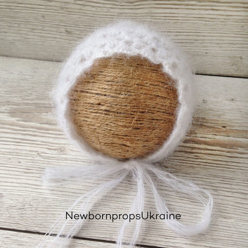 newborn wrap newborn headband mohair wrap mohair bonnet newborn bonnet newborn photo prop mohair newborn prop mohair wrap and bonnet