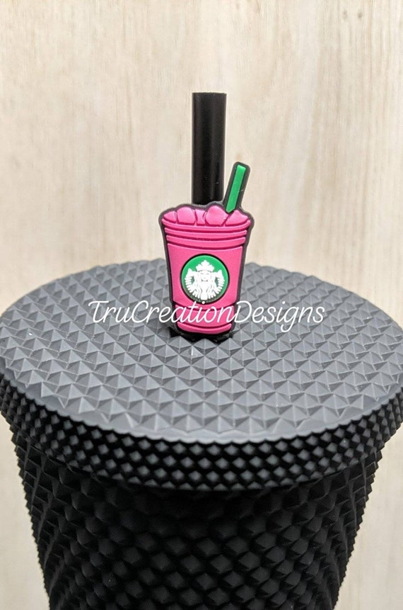 Straw Toppers, Straw Charms, Straw Topper, Straw Charm, Starbucks,  Starbucks Drinks, Pink Drink