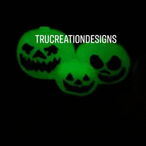 Halloween, Pumpkin, Glow in the Dark, Straw Toppers, Straw Topper, Straw Charms