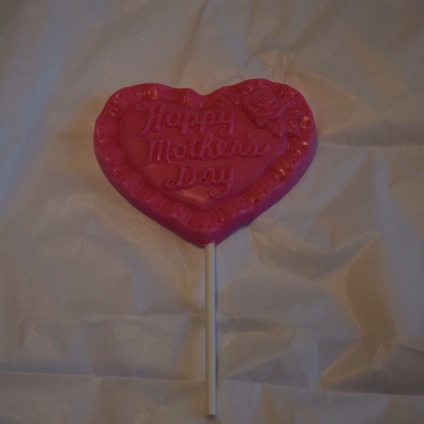 Mother's Day chocolate lollipops