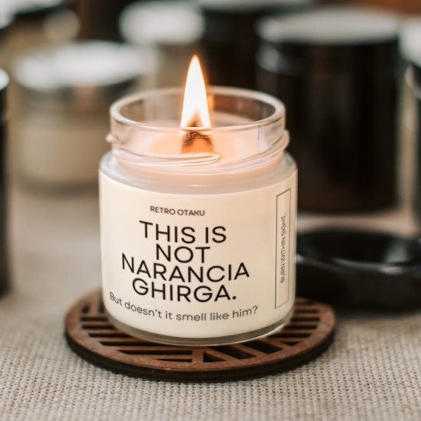 This is not Narancia| JJBA| JoJo| Bizarre Adventure| Funny Anime Gift | Anime Character Candle | Japanese Manga Gift |Nerdy Gift