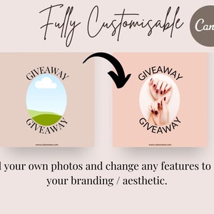 30 Editable Blush Beauty Business Instagram Templates Canva - Etsy