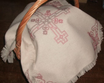 Irini's Basket - a Counted Blackwork PATTERN (HANDWORK) ontworpen voor Catherine's Pascha, van Practical Blackwork