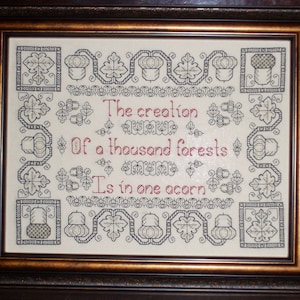 Creación: un PATRÓN de diseño de Blackwork contado de palabras y fantasías (TRABAJO A MANO) de Practical Blackwork