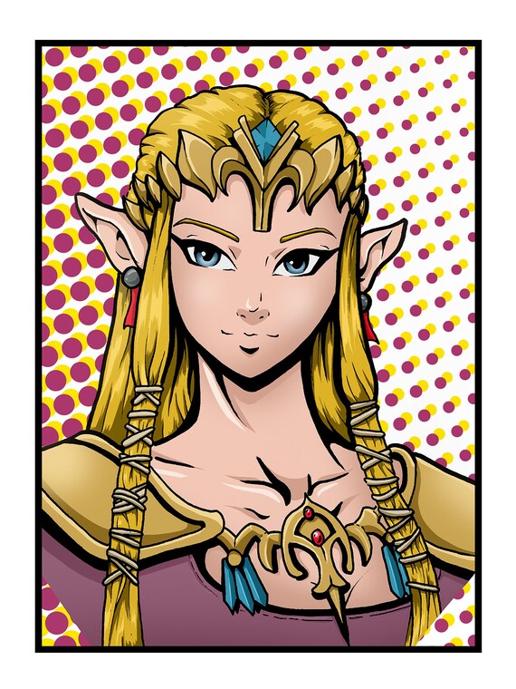 Zelda Art Print Etsy