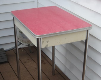 small red formica tablevintage formica tablered and chrome tableapartment tablepatio tablecottage tableformica and chrome red table - Formica Kitchen Table small red formica tablevintage formica tablered and chrome tableapartment tablepatio tablecottage tableformica and chrome red table - Formica Kitchen Table