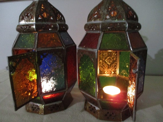 drie Oprichter Wonder Marokkaanse stijl kaars lantaarn achthoekige kaars lantaarns - Etsy  Nederland