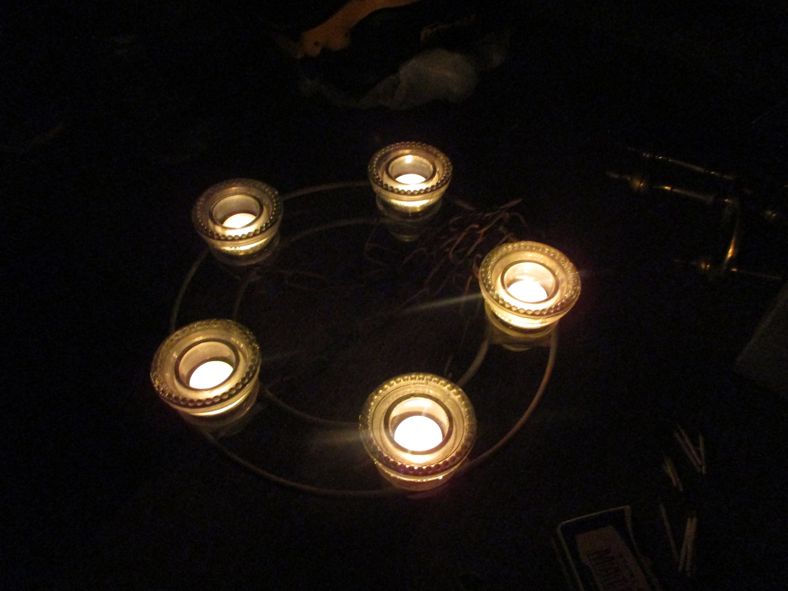 Candelabro colgante de vela luz de velas colgante rústico | Etsy