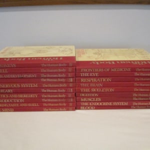 The Human Body Book Set complete 19 volume published by Torstar 1985,Human Anatomy and Physiology,anatomy illustrations,Human Body Diagrams